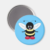 Cartoon Bumblebee Magnet (Voorkant / Achterkant)