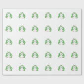 Cartoon bunny splash cadeaupapier (Vlak)