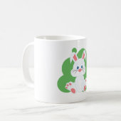 Cartoon bunny splash koffiemok (Voorkant links)