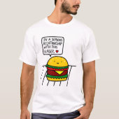 Cartoon Burger T-shirt (Voorkant)