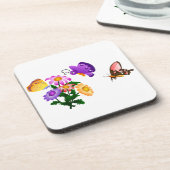 Cartoon Butterflies Drankjes Onderzetter (Linkerzijde)