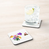 Cartoon Butterflies Drankjes Onderzetter (Rechterzijde)