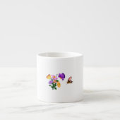 Cartoon Butterflies Espresso Kop (Voorkant)