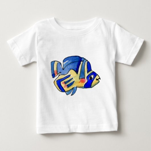 Cartoon Butterfly Blue Fish (Voorkant)