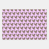 Cartoon Butterfly Inpakpapier Vel (Voorkant 2)