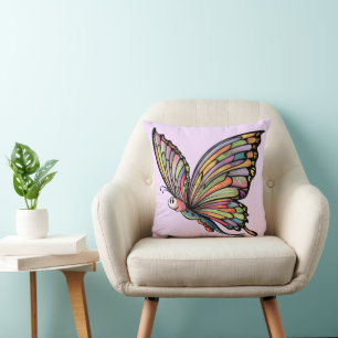 Cartoon Butterfly Kussen