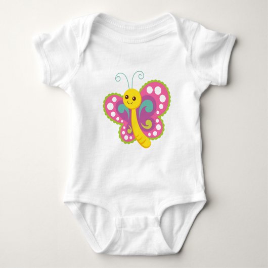 Cartoon Butterfly Romper (Voorkant)