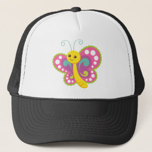 Cartoon Butterfly Trucker Pet