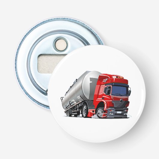 Cartoon Button Flesopener (Voorkant)