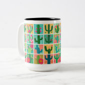 Cartoon Cactus Mokken (Voorkant links)