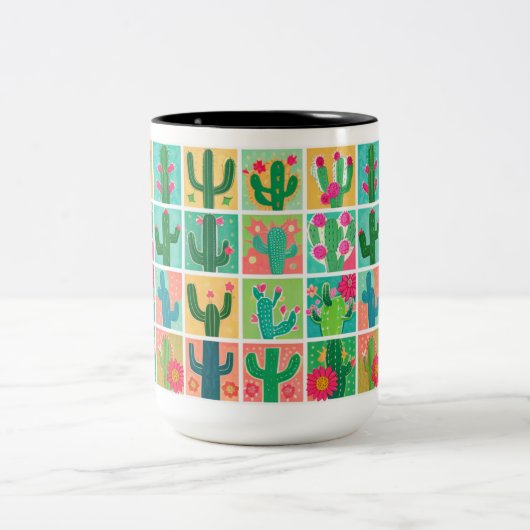 Cartoon Cactus Mokken (Center)