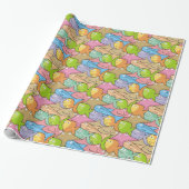 Cartoon Cadeaupapier (Uitgerold)