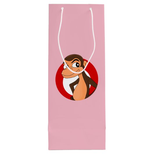 Cartoon cadeautas van Chimp (Achterkant)