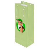 Cartoon cadeautas van Chimp (Achterkant Gekanteld)