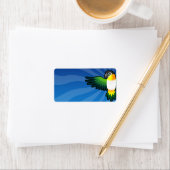 Cartoon Caique / Lovebird / Pionus / Parrot Etiket (Insitu)