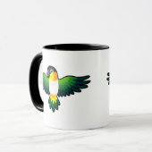Cartoon Caïque / Lovebird / Pionus / Parrot Mok (Voorkant links)