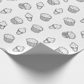 Cartoon, cakeekhoorntjes en ijsjes cadeaupapier (Hoek)