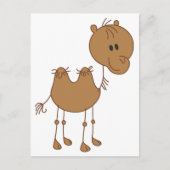 Cartoon Camel Briefkaart (Voorkant)