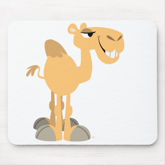 Cartoon Camel Mousepad glimlachen Muismat (Voorkant)
