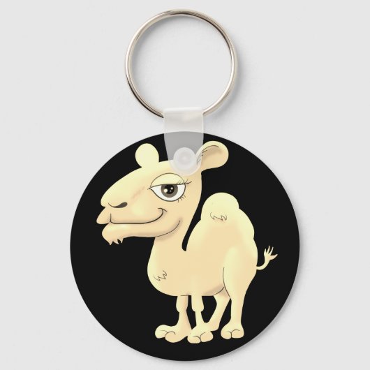 Cartoon Camel Sleutelhanger (Voorkant)