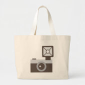Cartoon  camera grote tote bag (Voorkant)