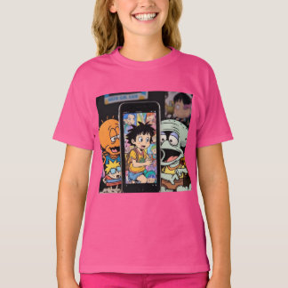 Cartoon Camera Squidward T-shirt