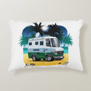 Cartoon Camper Accent Kussen