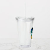 Cartoon Camper Acryl Drinkbeker (Rechts)