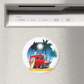 Cartoon Camper Magneet (Insitu (Vaatwasser))