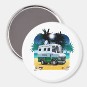 Cartoon Camper Magneet (Voorkant / Achterkant)