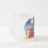 Cartoon Camper Matglas Koffiemok (Voorkant links)