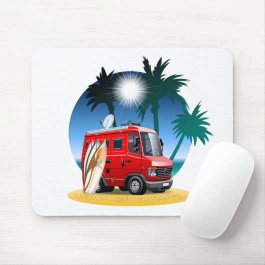 Cartoon Camper Muismat (Met muis)