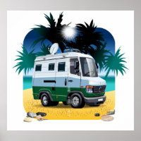 Cartoon Camper