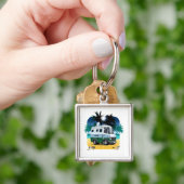 Cartoon Camper Sleutelhanger (Hand)