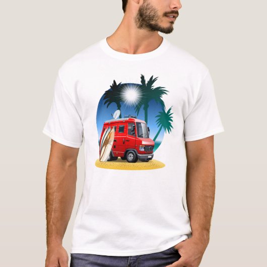 Cartoon Camper T-shirt (Voorkant)