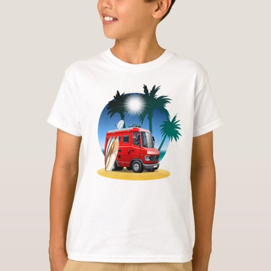 Cartoon Camper T-shirt (Voorkant)