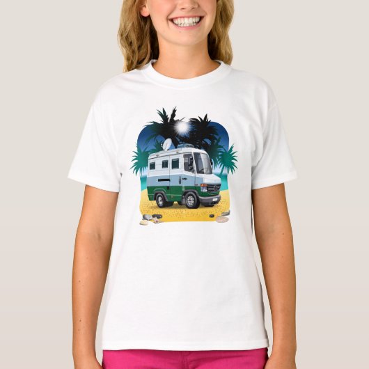 Cartoon Camper T-shirt (Voorkant)