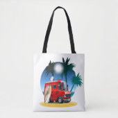 Cartoon Camper Tote Bag (Voorkant)