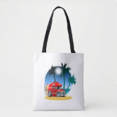 Cartoon Camper Tote Bag (Voorkant)