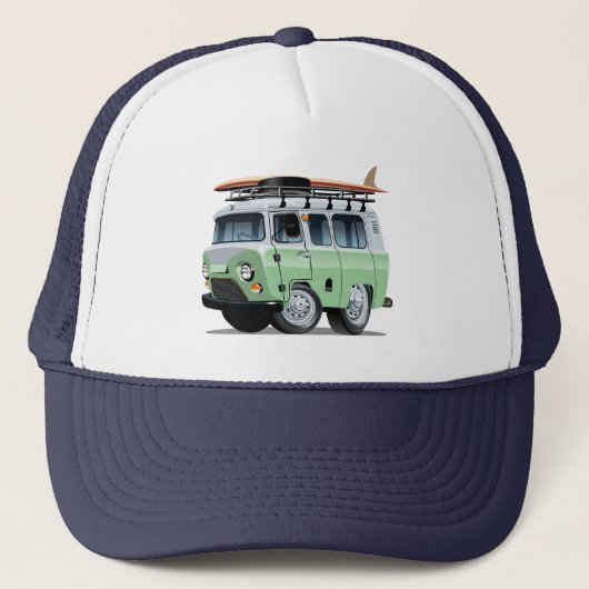Cartoon Camper Trucker Pet (Voorkant)