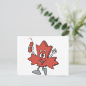 Cartoon Canada Briefkaart (Staand voorkant)