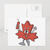 Cartoon Canada Briefkaart (Voorkant / Achterkant)