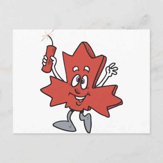 Cartoon Canada Briefkaart (Voorkant)