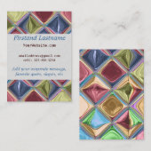 Cartoon Candydrops Mosaic Tile Art Visitekaartje (Voorkant / Achterkant)