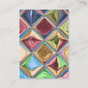 Cartoon Candydrops Mosaic Tile Art Visitekaartje