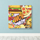 Cartoon Canvas Afdruk (Insitu (Houten vloer))