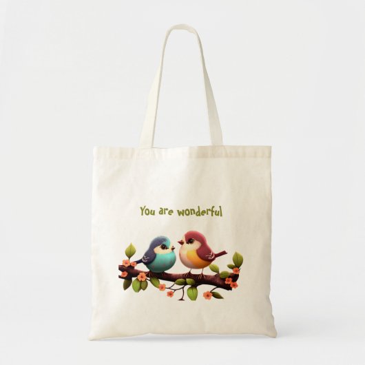 Cartoon Canvas tas (Voorkant)