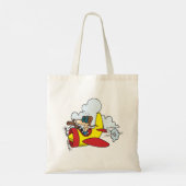Cartoon Canvas tas (Achterkant)