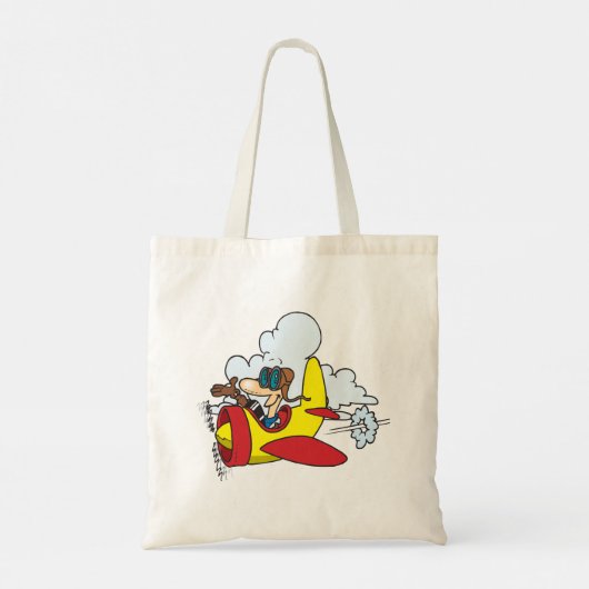 Cartoon Canvas tas (Achterkant)