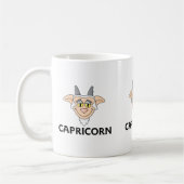 Cartoon Capricorn Goat Koffiemok (Links)